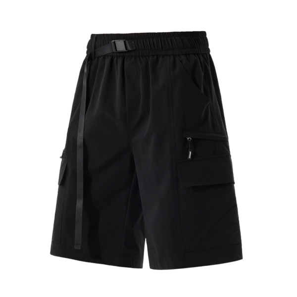1 Loose-Fit Multi-Pocket Utility Shorts for Outdoor & Streetwear