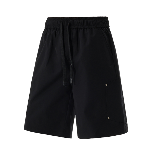 7 Men's Red Casual Shorts with Elastic Drawstring Waist