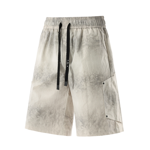 9 Men's Red Casual Shorts with Elastic Drawstring Waist