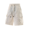 png (6) Men's Purple Cargo Shorts with Elastic Drawstring Waist