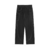 白底图 Loose-Fit Baggy Jeans with Elastic Drawstring Waist