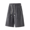 1 Men's Corduroy Casual Shorts with Drawstring Waist