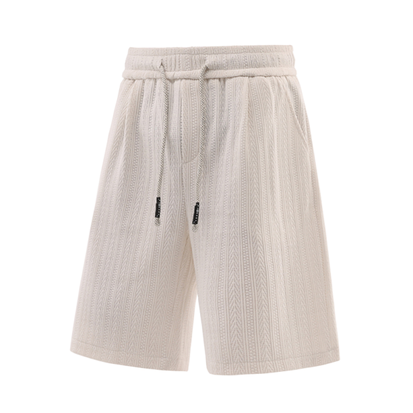 5 Men's Corduroy Casual Shorts with Drawstring Waist